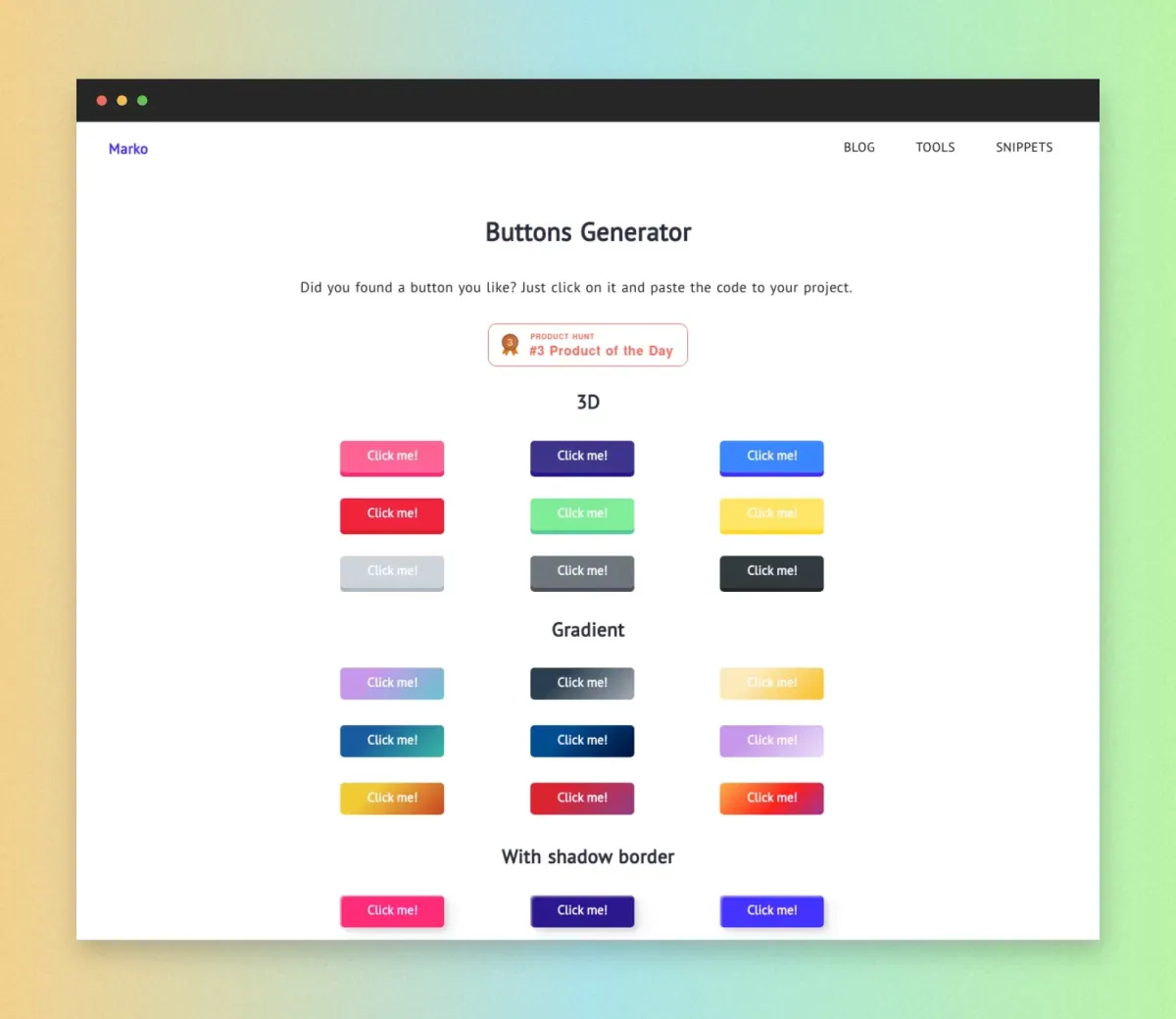 Buttons Generator - Best CSS Code Generators