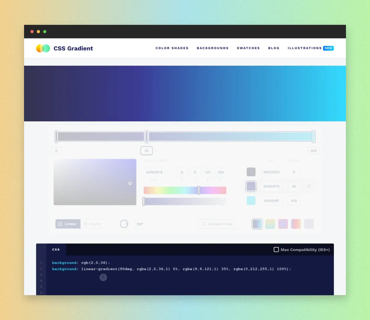 CSS Gradients - Best CSS Code Generators