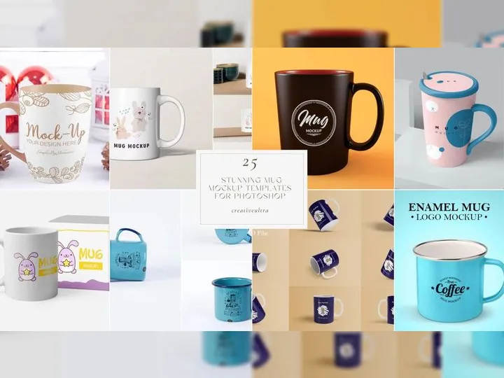25 Stunning Mug Mockup Templates for Photoshop (PSD)