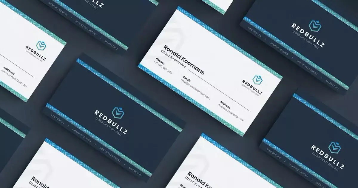Modern Concept Holographic Best Business Cards