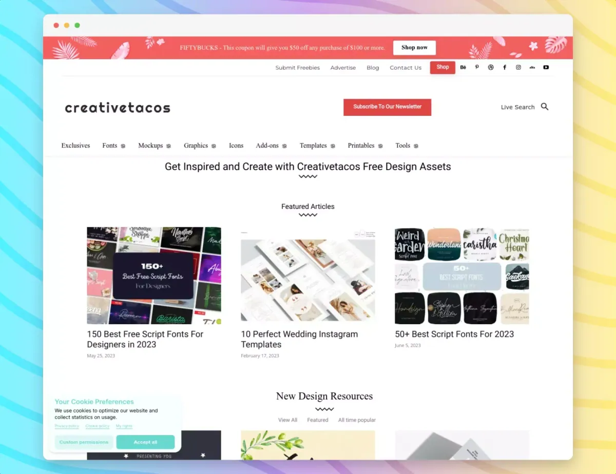 CreativeUltra - Free Design Resources