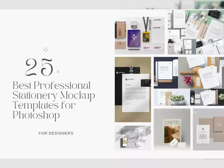 Best Professional Stationery Mockup Templates for Photoshop
