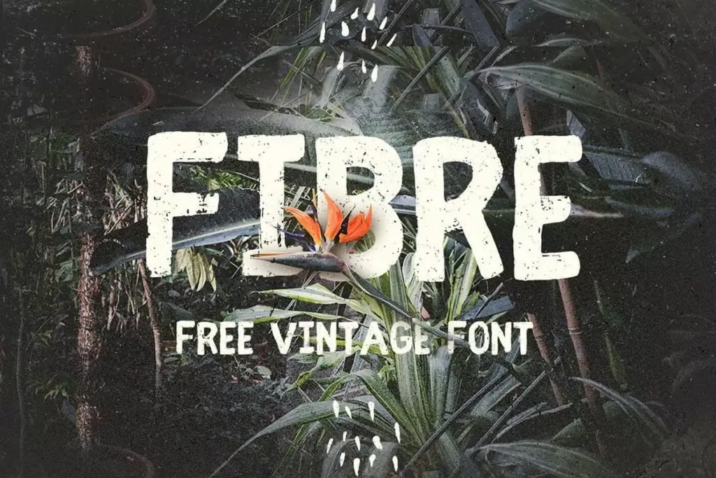 Free Fibre Vintage Font