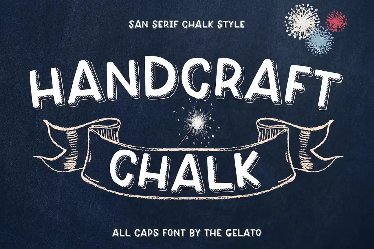 Handcraft Chalk Font