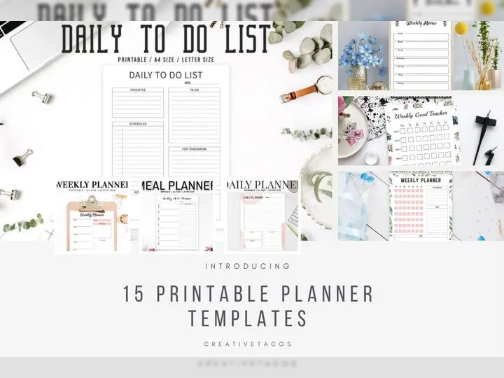 Featured Image of 15 Printable Planner Templates For 2023