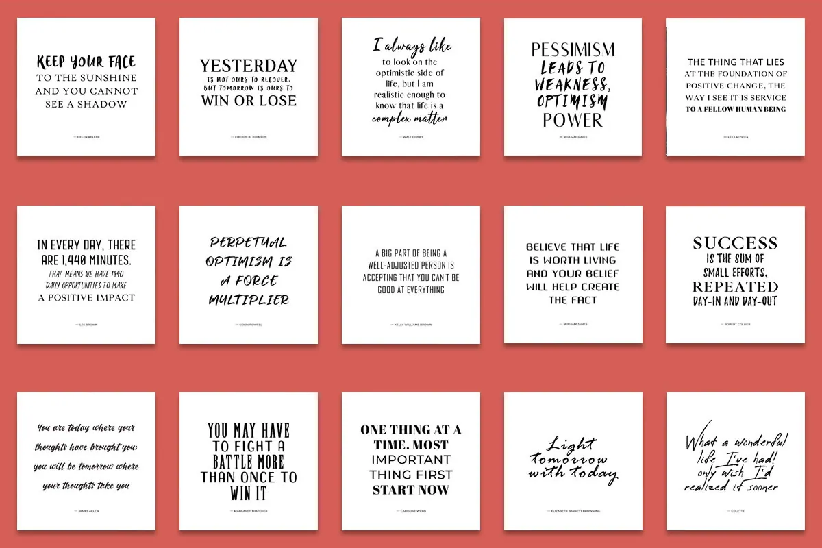 30 Instagram Uplifting Quotes Templates Preview 3