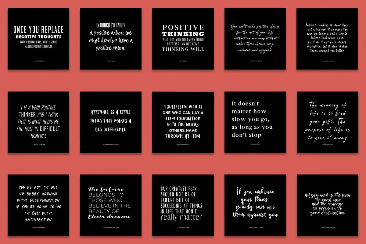30 Instagram Uplifting Quotes Templates Preview 4