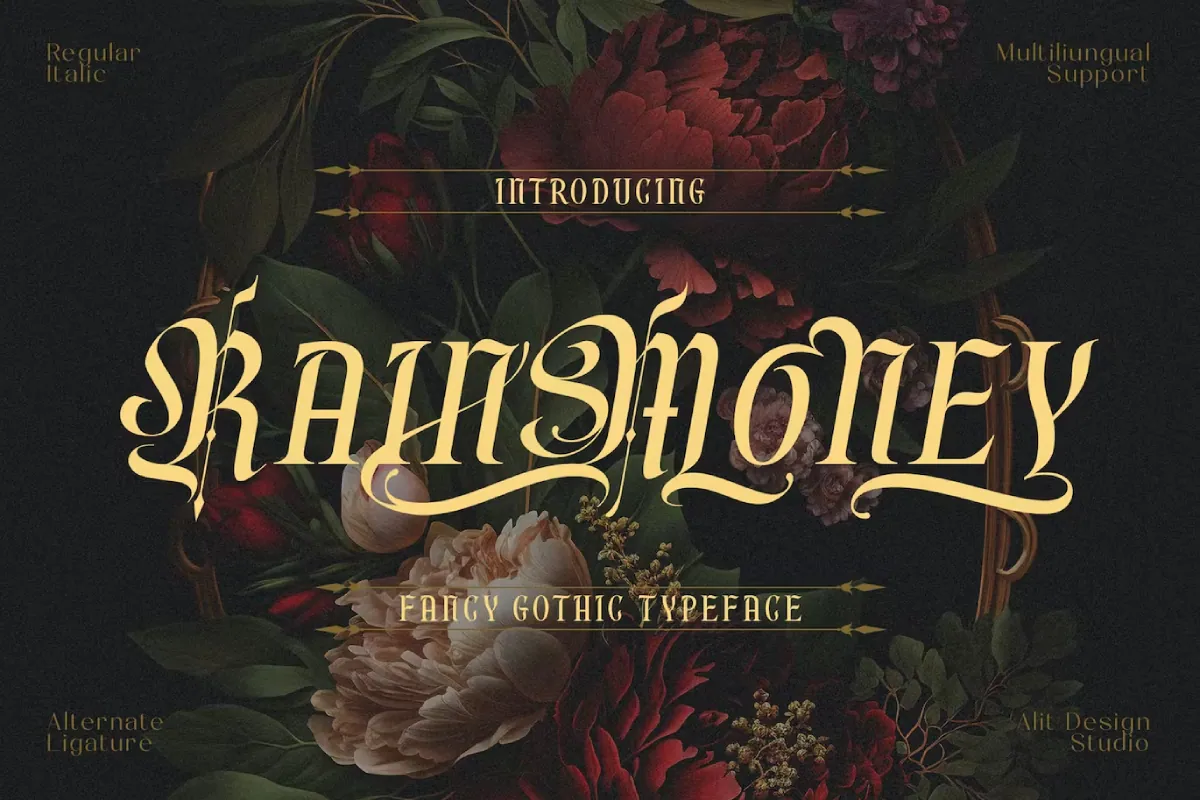 Rain Money Typeface