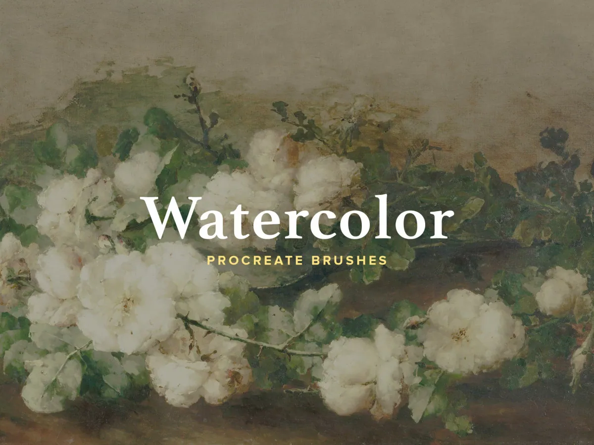 WATERCOLOR PROCREATE BRUSHES