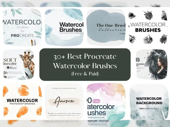 Copy of 50+ Best Procreate Brushes 2023 (Free & Pro)