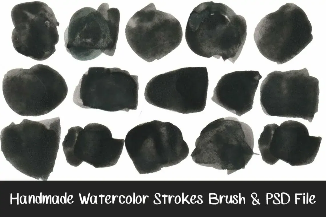Free Watercolor Strokes Brushes