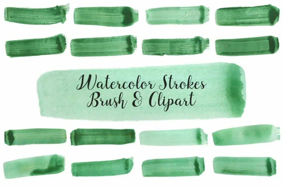 Free Watercolor Strokes Brush Vol. 2