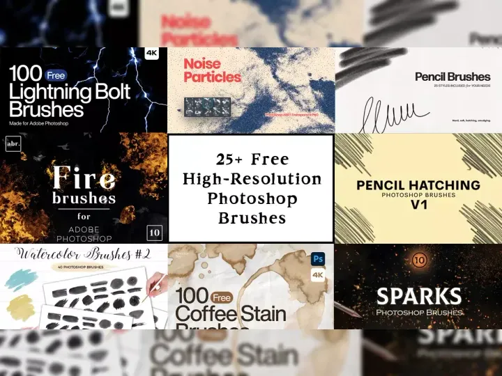 25+ Free High-Resolution Photoshop Brushes
