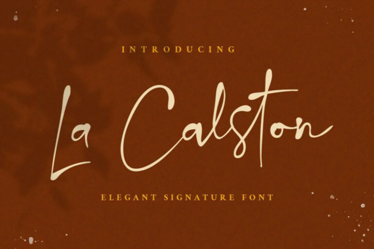 La Calston Signature Font – Free Download