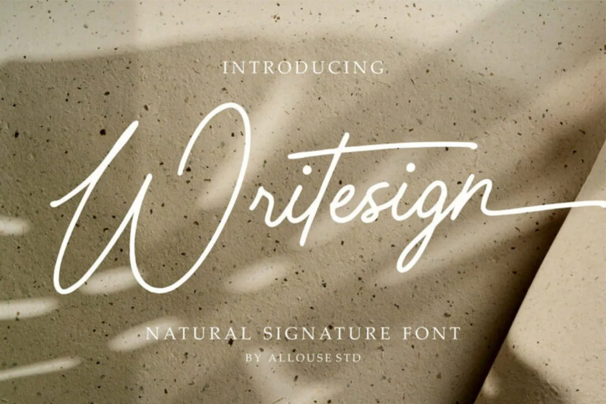 Writesign Signature Font – Free Download