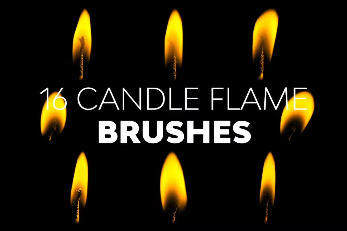 Candle Flame Brushes