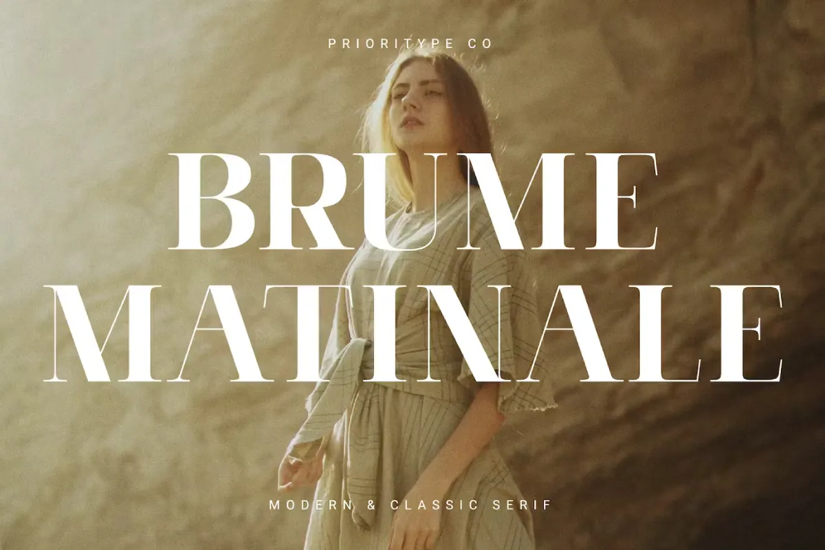 Brume Matinale – Modern & Classic Serif