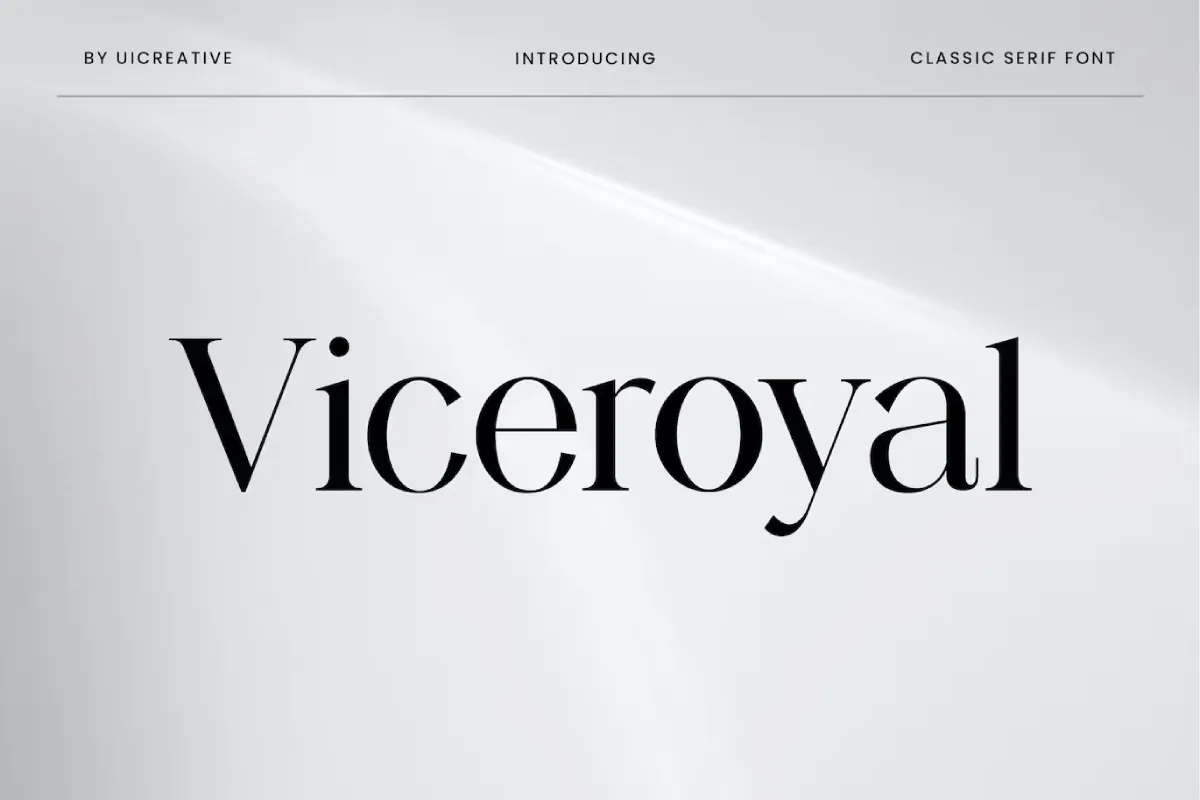 Viceroyal Classic Serif Font