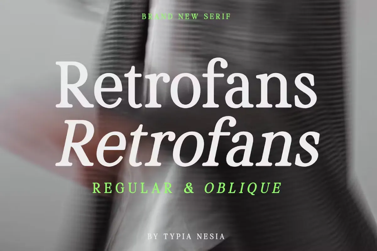 Retrofans - Retro Classic Serif