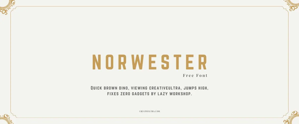 Norwester Font