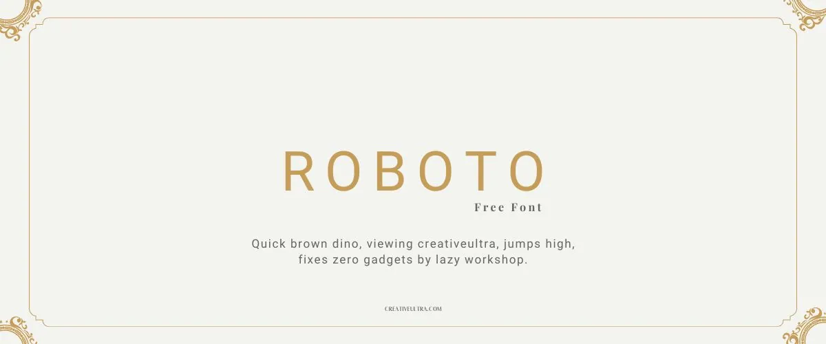 Roboto Font