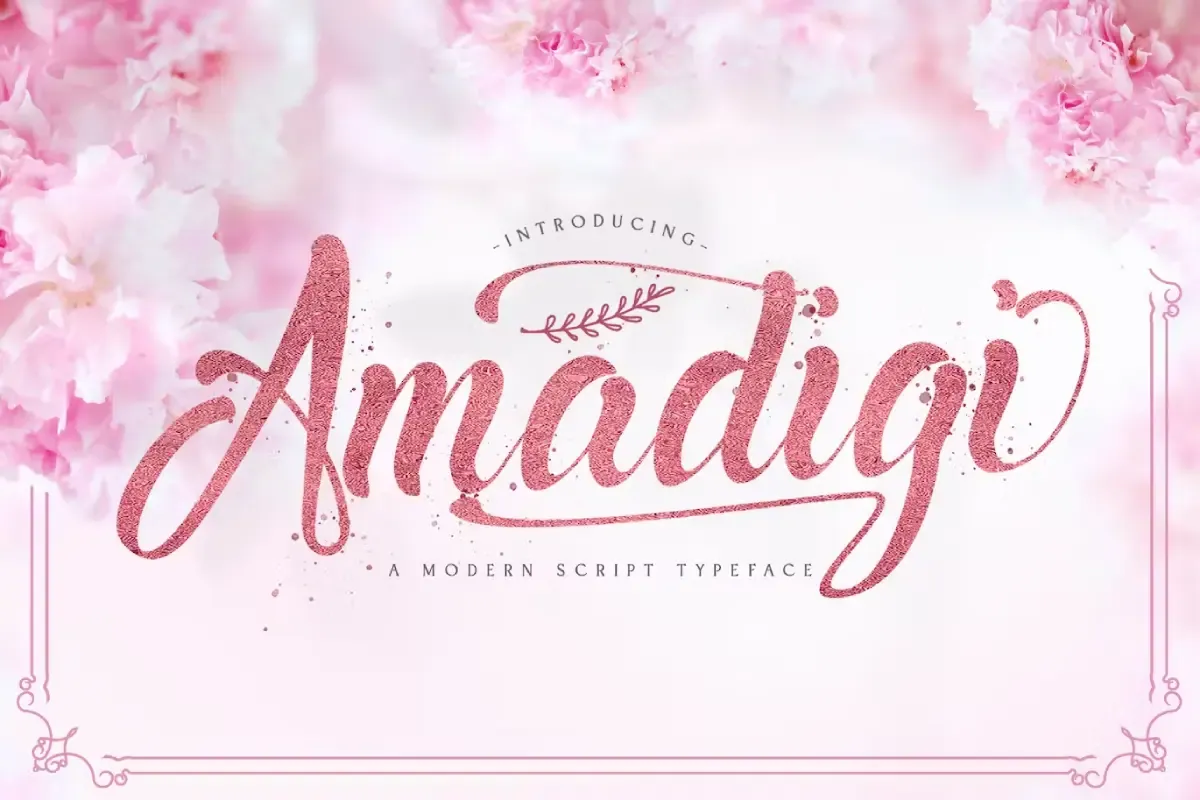 Amadigi - Modern Script Font