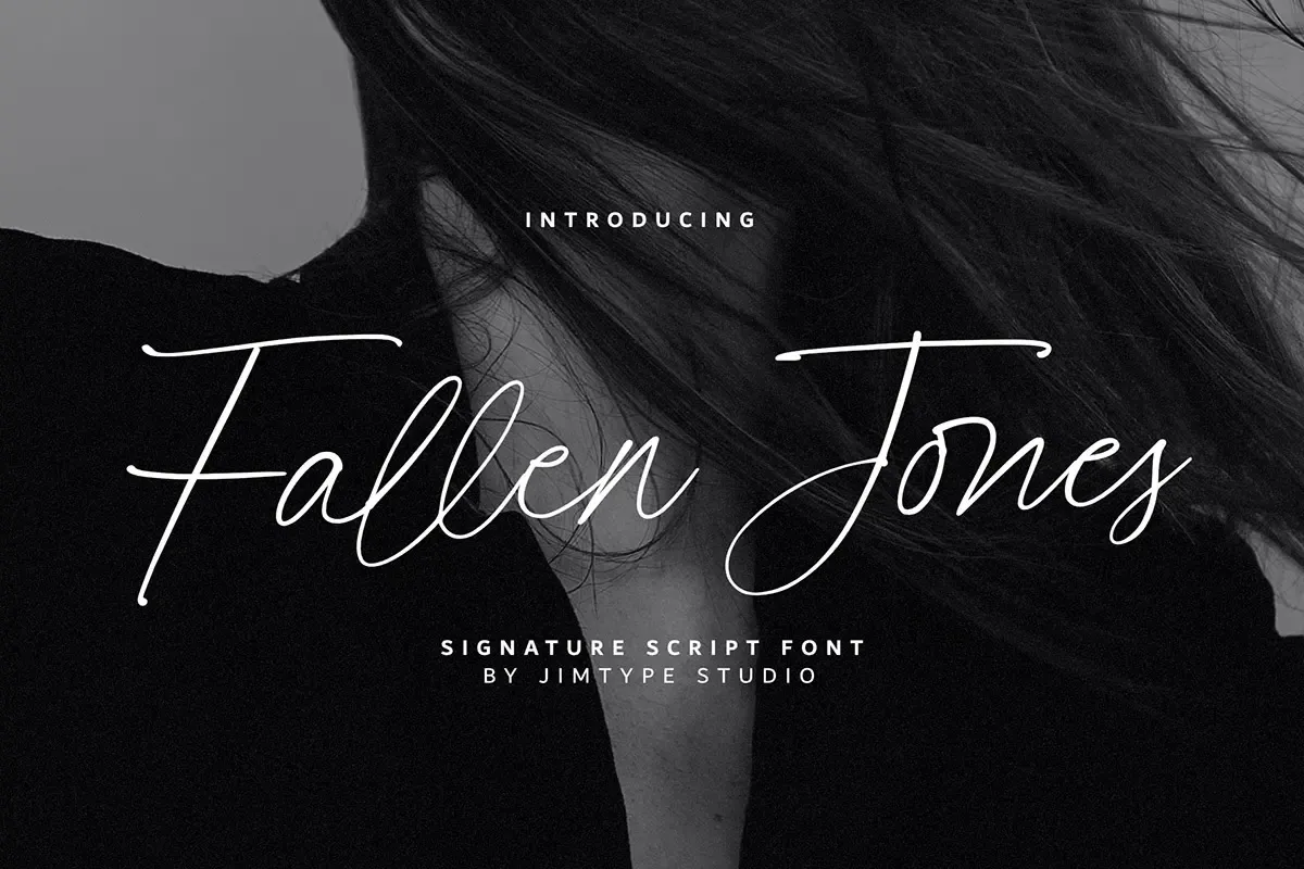 Fallen Jones Script Font