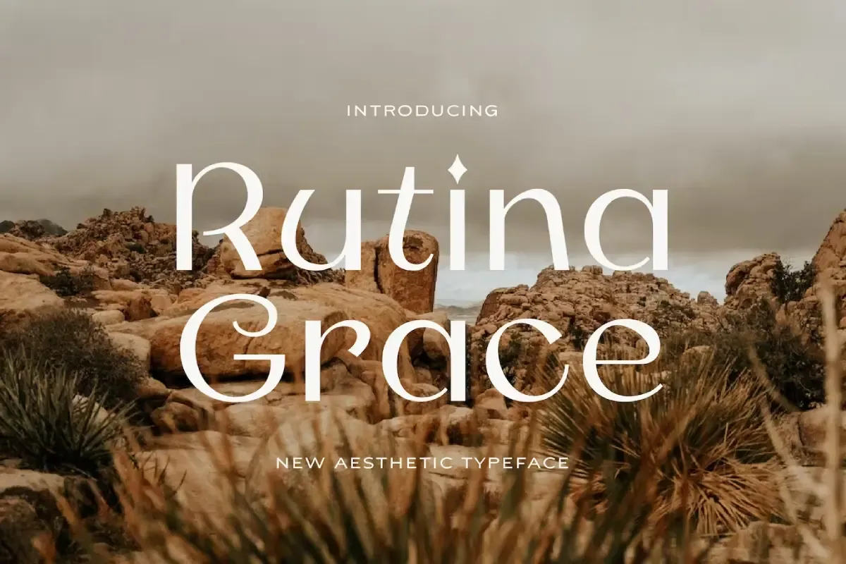 Rutina Aesthetic Fonts