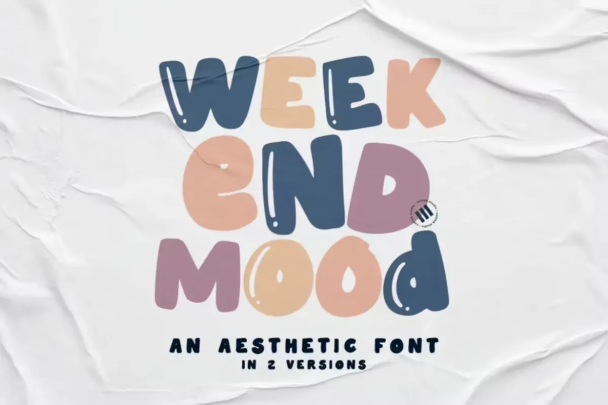 Weekend Mood - An Aesthetic Font