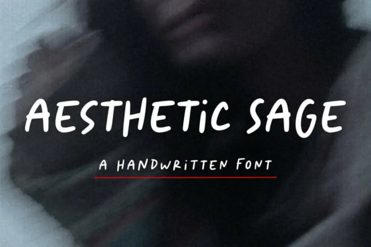 Aesthetic Sage Handwriting Font – Free Download