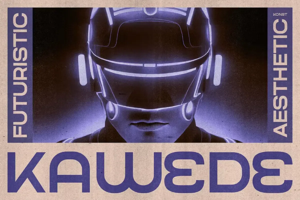 Kawede - Futuristic Aesthetic Fonts