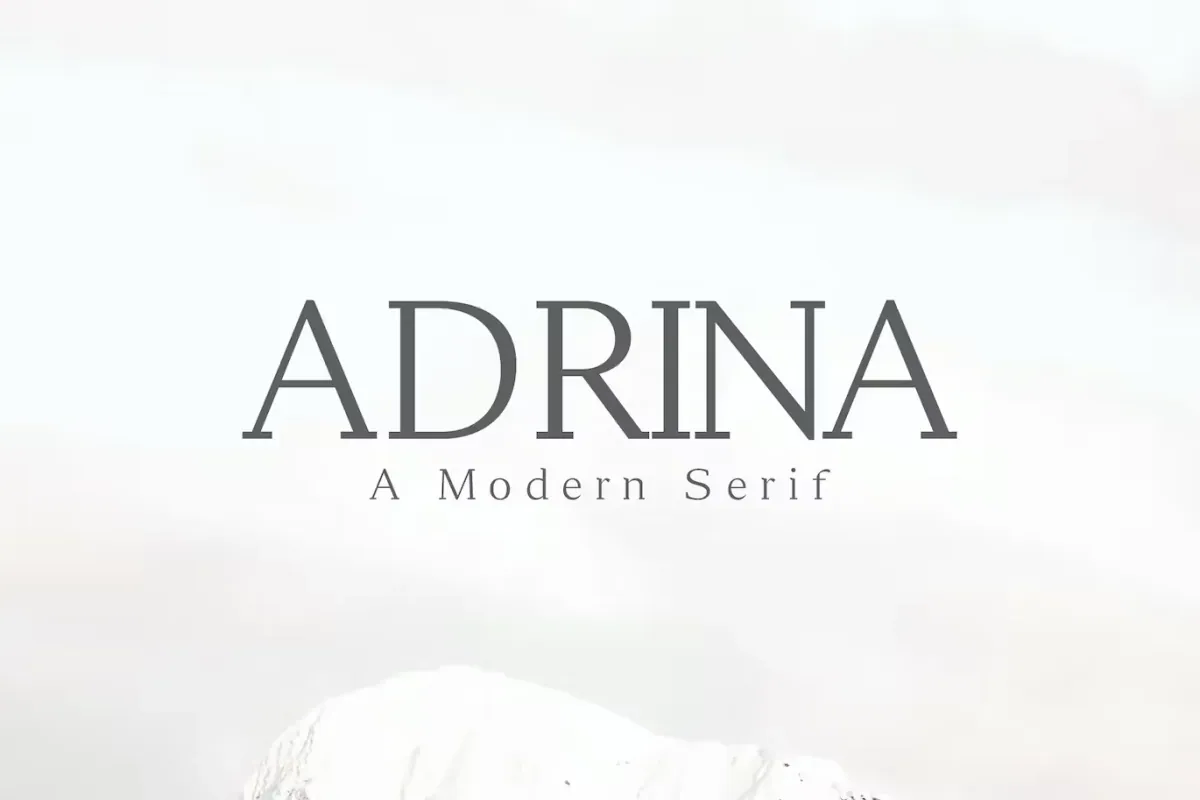Adrina Modern Serif Font Family