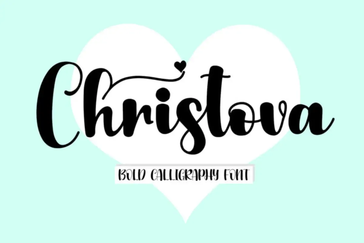 Christova Calligraphy Font