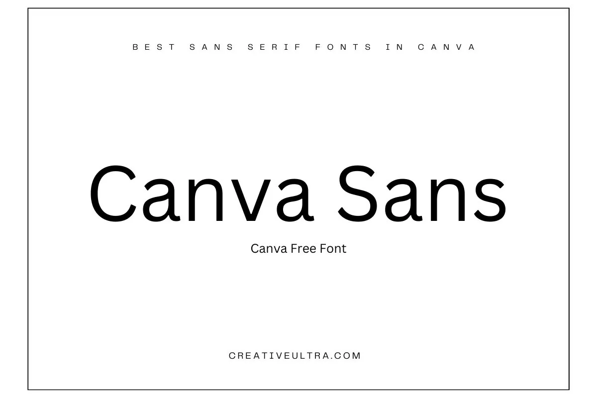 Canva Sans