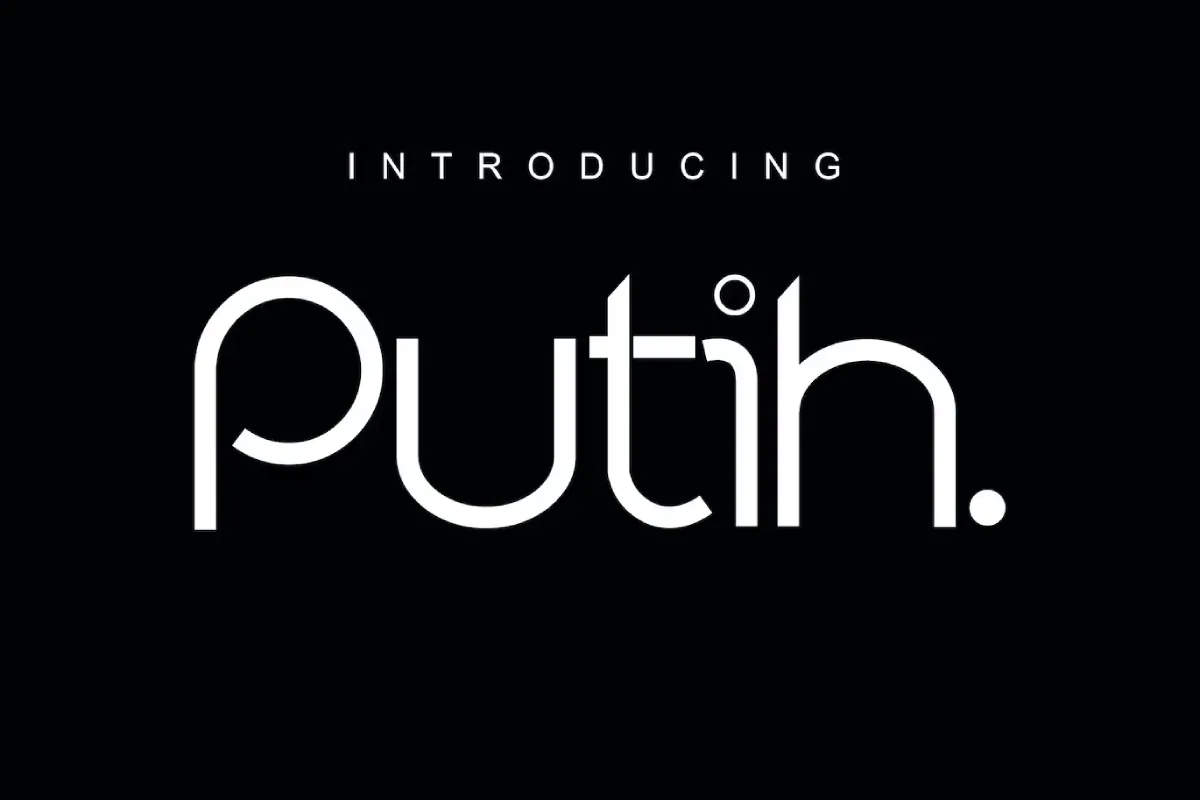 Putih Sans Serif Font