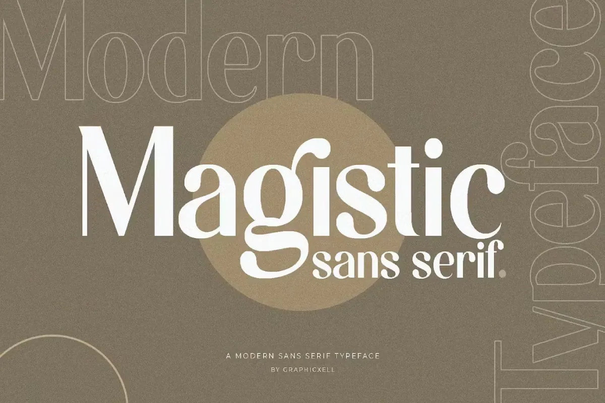 Magistic Sans Serif Font