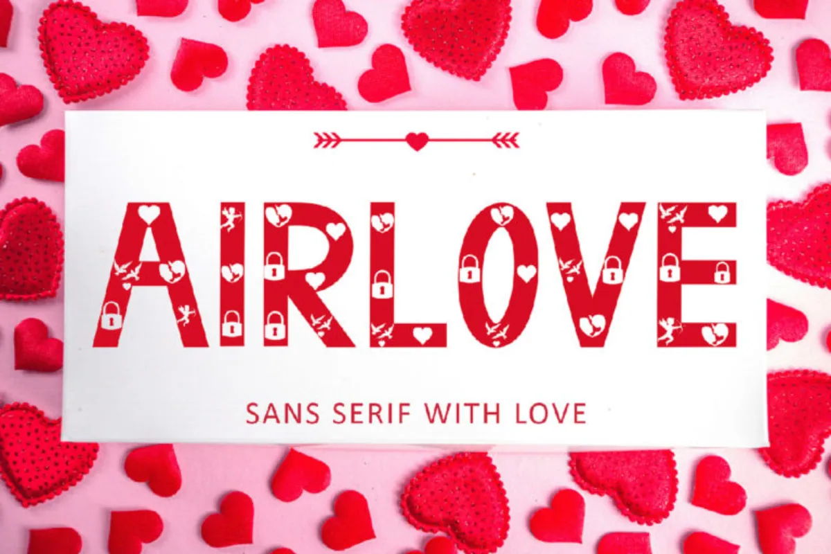 Airlove Sans Serif Font