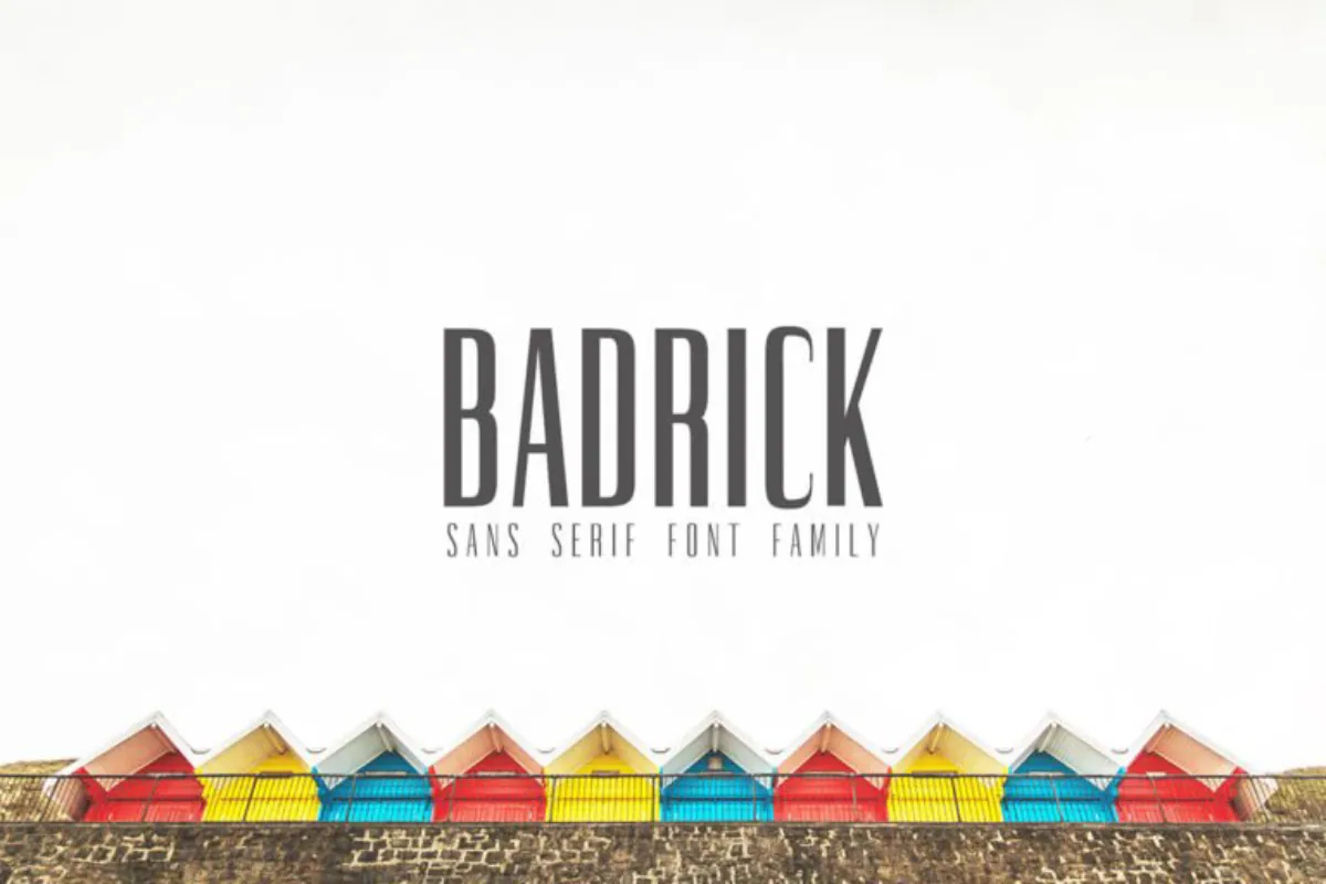 Badrick Sans Serif Font Family Free Download