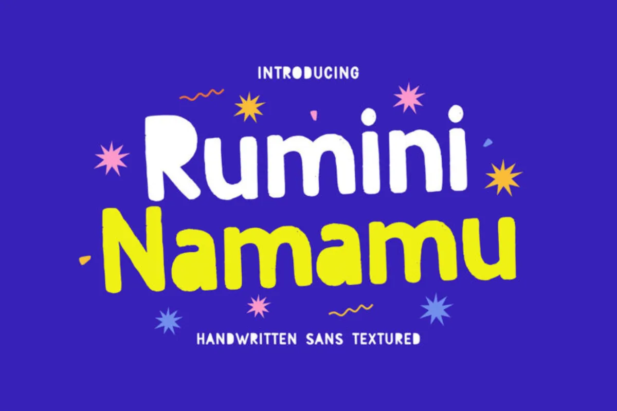 Rumini Namamu Sans Serif Font
