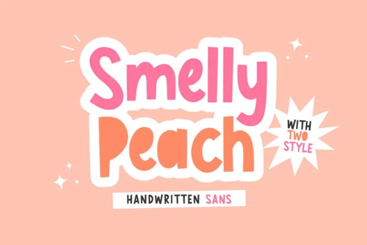 Smelly Peach Sans Serif Font