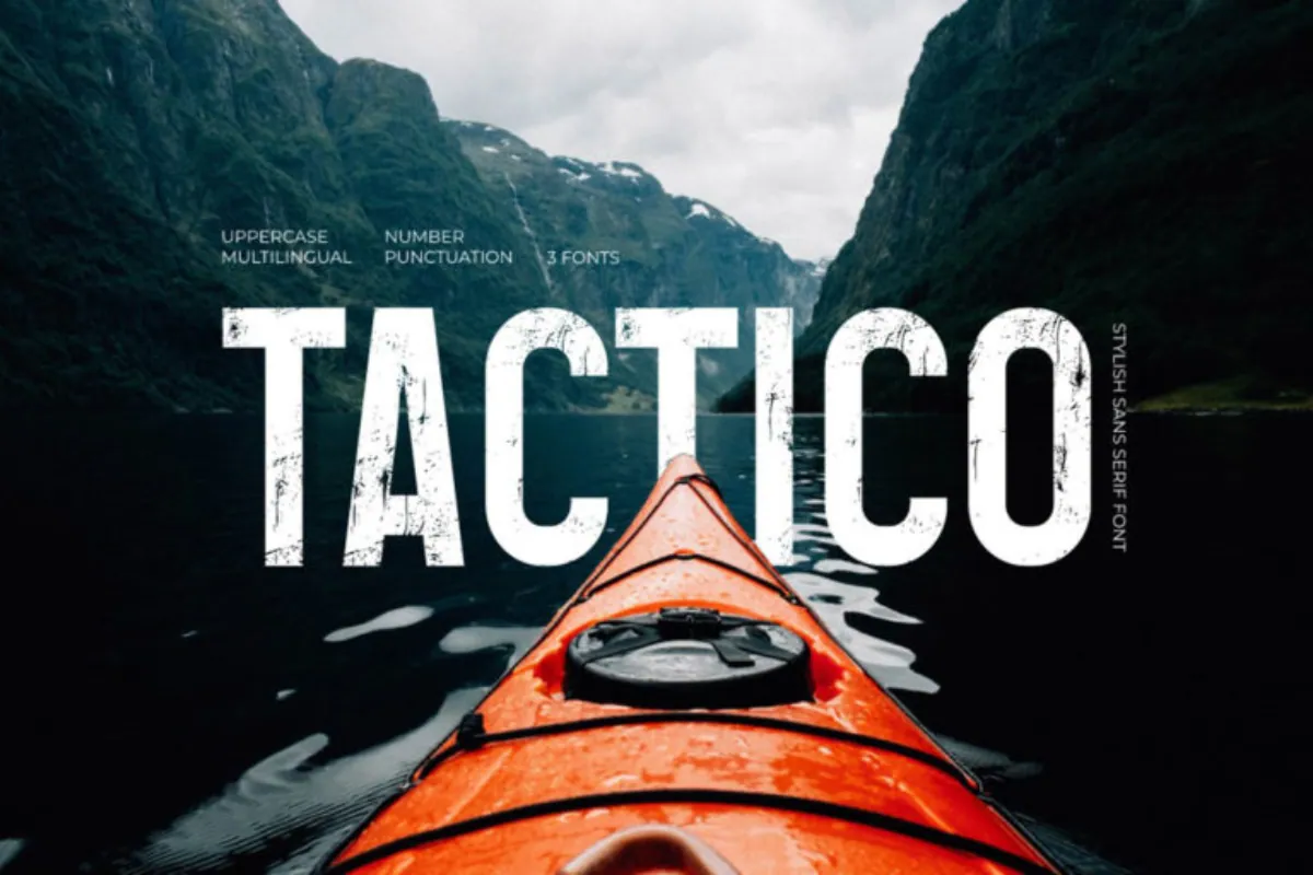 Tactico Sans Serif Font