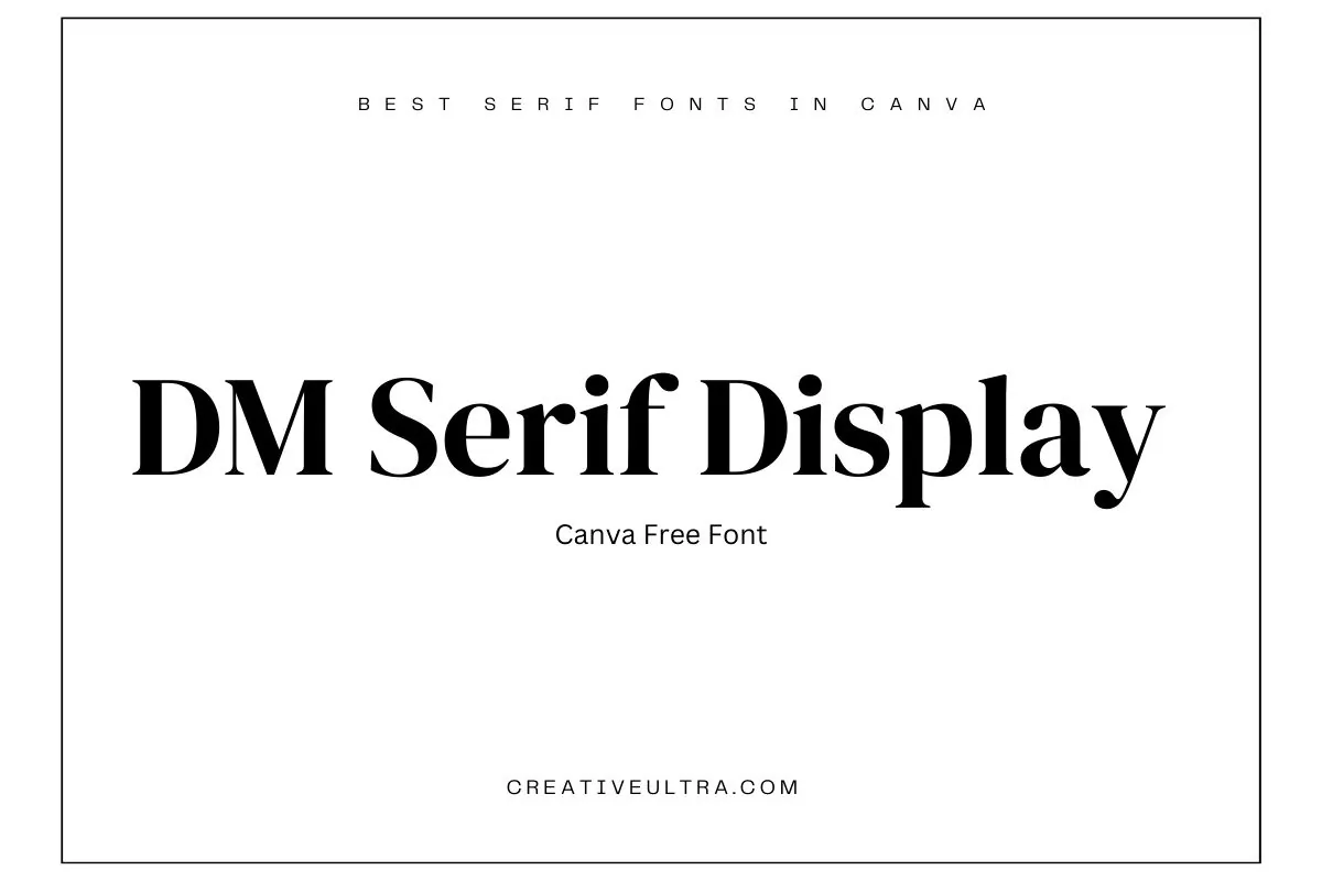 DM Serif Display