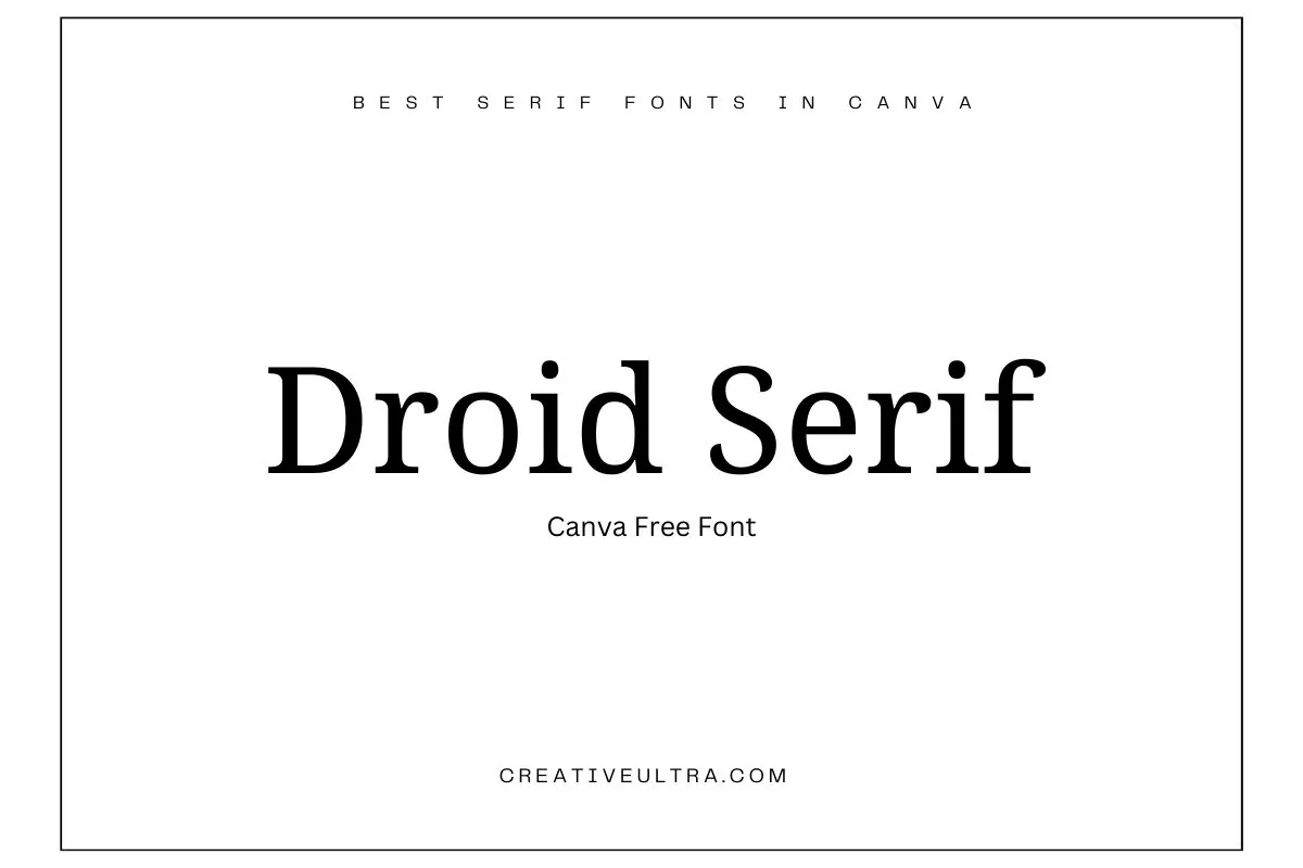 Droid Serif