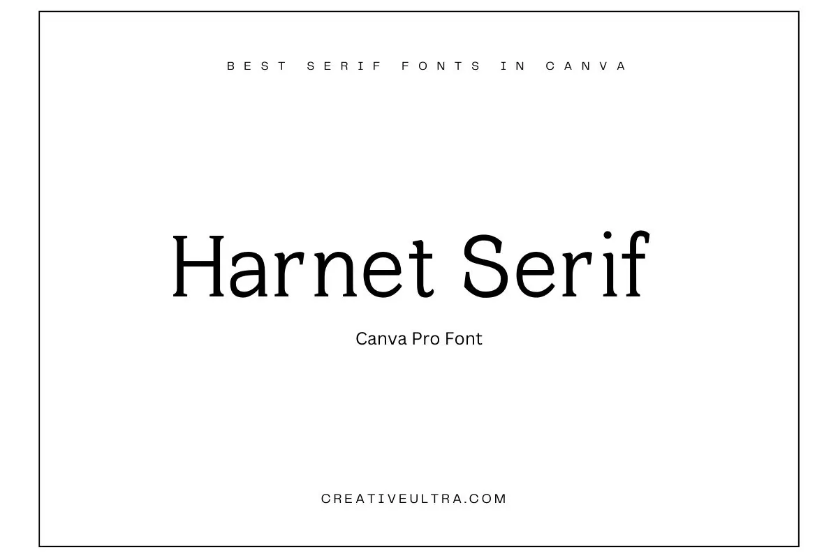 Harnet Serif