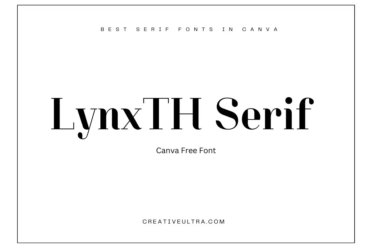 LynxTH Serif