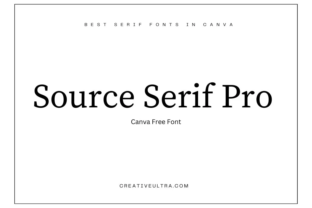 Source Serif Pro