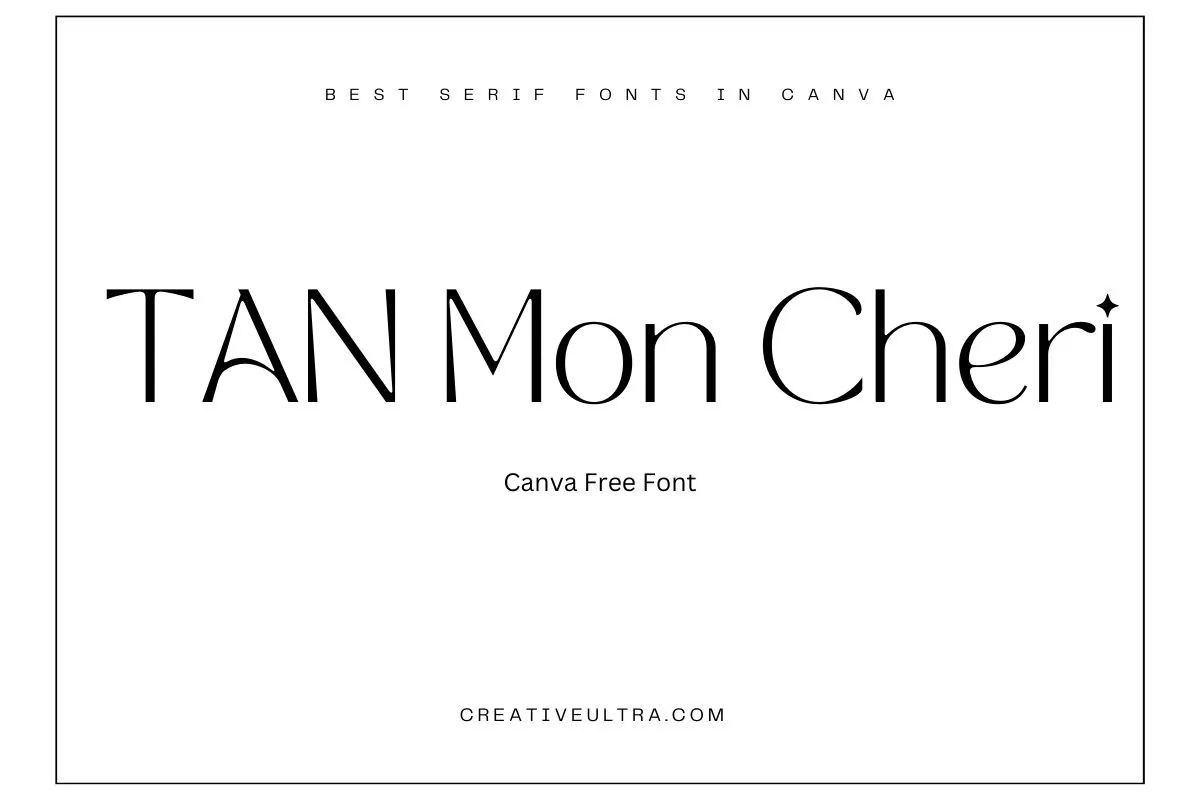 TAN Mon Cheri