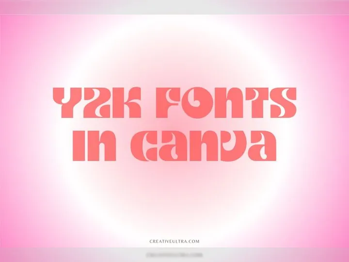 Best Y2K Fonts in Canva
