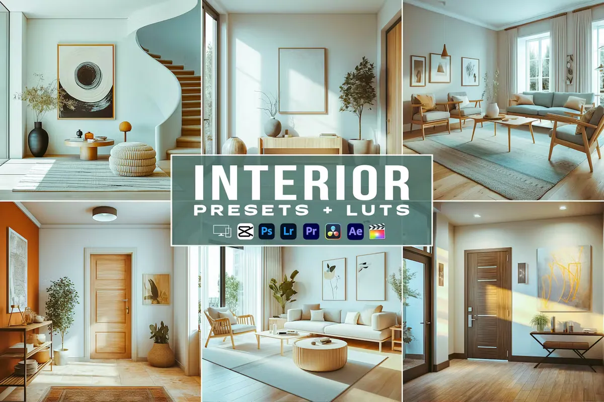 Interior Presets - luts Videos Premiere Pro