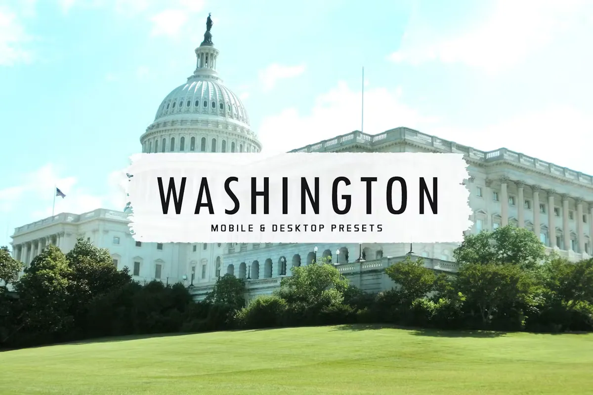 Washington Mobile & Desktop Lightroom Presets